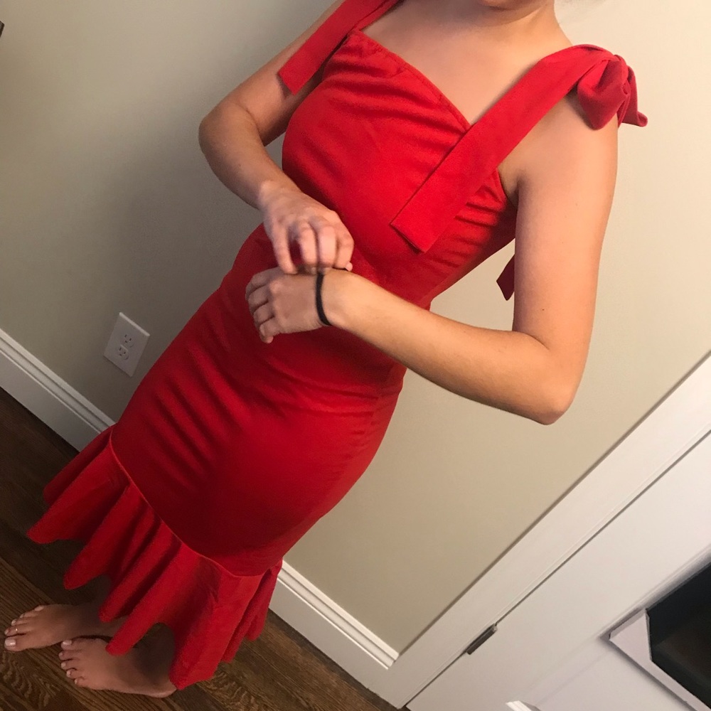 Red Hot bodycon dress